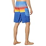 Rip Curl Dawn Patrol 21" Boardshorts for Men - Ripsuede Fabric - Pure Polyester - Engineered Sublimation Print Retro Blue 36 One Size - Image 2