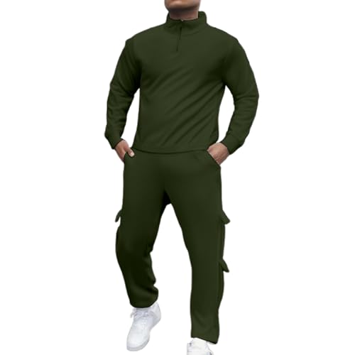 Ensemble homme chic army green pour mariage et soirées habillées décontractées