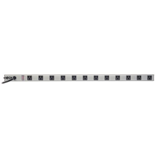 Tripp Lite 12 Right Angle Outlet Bench & Cabinet Power Strip, 36 in. Length, 15ft Cord with 5-15P Plug (PS3612RA)