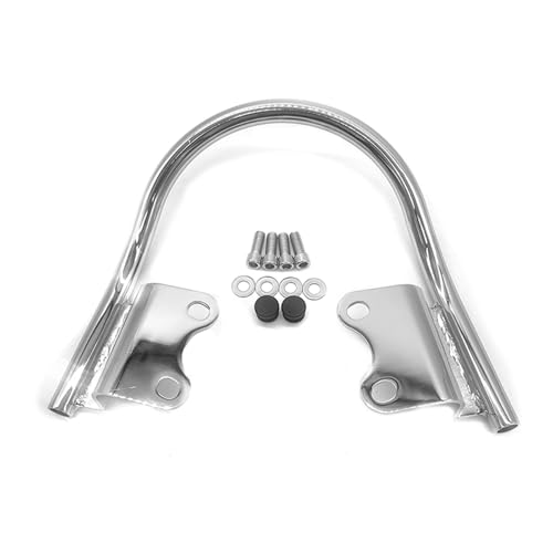 Barra de agarre trasera para Street Twin 900 de acero inoxidable color plata