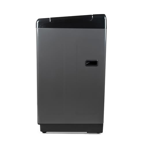 Image of Midea 9 Kg 5 Star, Self Clean Drum Technology, Fully Automatic Top Load Washing Machine with Inbuilt Heater, 10 Wash Programs (MWMTL090FP1GHMB, Metal Body Mid Black)