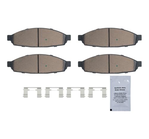 Image of HUSCH D953 Front Ceramic Brake Pads Kit Fit For Lincoln Aviator 2003-2005
