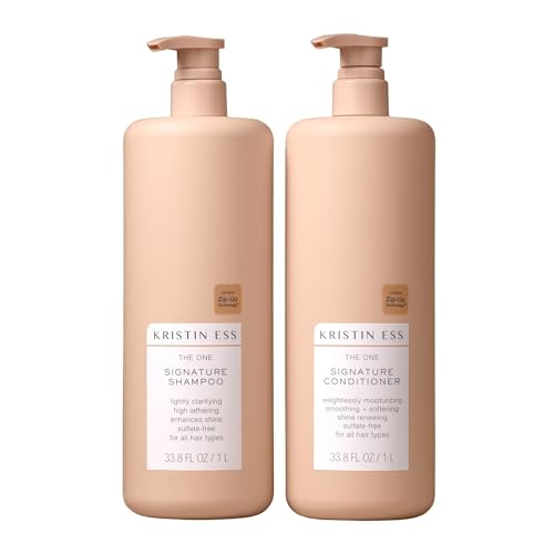 Kristin Ess Signature Shampoo and Conditioner Set with Pumps | Da...