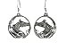Round Beautiful Horse Head Charm Silver Earring Special Stylish Designed for Crazy Girl Horse Lovers