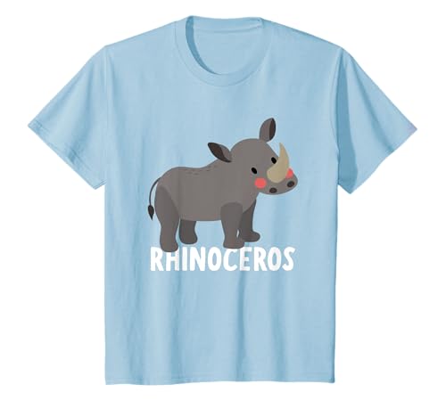Chemise rhinocéros pour garçons ou filles | Joli cadeau de rhinocéros T-Shirt