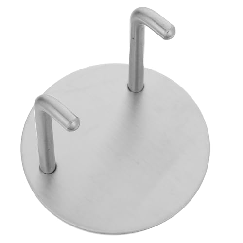 SHINEOFI Soporte de Pared para Portafiltro de Café de Acero Inoxidable Montaje Adhesivo, Diseño Moderno Oficinas y Hogares