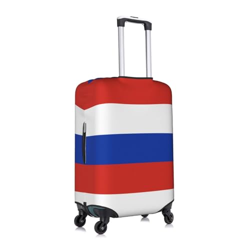 Yanyu Russian flag Print Universal Suitcase Cover Elastic Washable Travel Luggage Protector Adult Luggage3