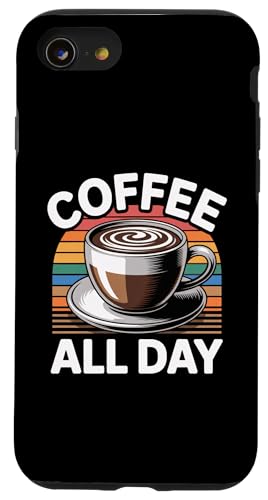 Coffee All Day �X�}�z�P�[�X iPhone SE (2020) / 7 / 8 �p