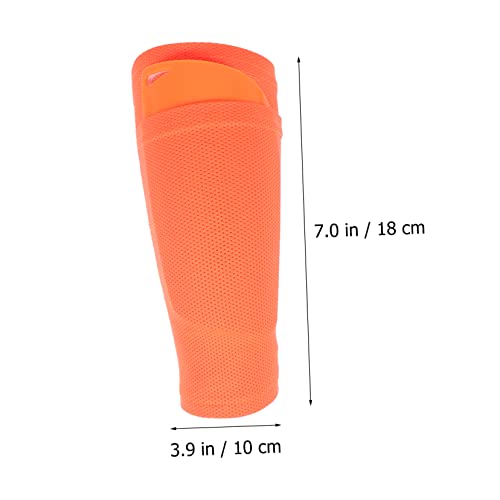 Amosfun 1 Conjunto Caneleiras Meia De Caneleira Mangas De Caneleira Crianças De Futebol Engrenagem P