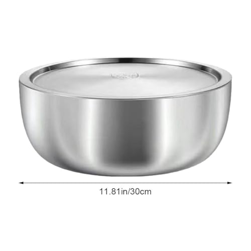 Tazón de acero inoxidable para cocina de 30 cm miniatura 2
