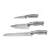Produktbild IKEA ANDLIG - 3-teiliges Messer-Set, hellgrau, weiß