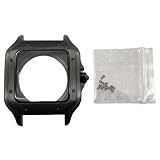 ROUREOX 38mm Kwadratowa Koperta Zegarka Szkło Szafirowe NH35 NH70 Mechanizm Automatyczny Stal Nierdzewna Śruby Luneta Mod Części dla Cartier Santos-2 38MM