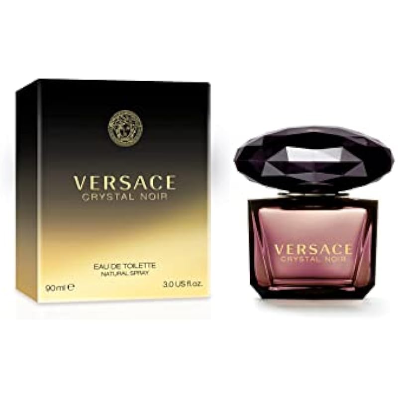 Versace Crystal Noir by Versace for Women - 3 Fl Oz EDT Spray 3 Fl Oz (Pack of 1)