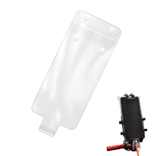 Generisch Motorrad-Handy-Tasche, wasserdichte Schutzhülle für Lenker – Handyhalterung für Motorrad, Regenschutz für Telefon