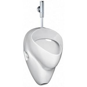 Ceravid MrClever urinoir toevoer van boven afvoer naar beneden incl. drukspoeler in set, Ceravid C0736500