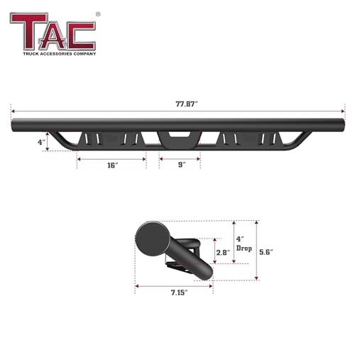 Estribos TAC EHD para Toyota Tacoma Doble Cabina miniatura 3
