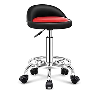 Ktrezs Deluxe Rollhocker mit niedriger Rückenlehne