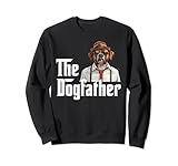 Photo Gallery funny boxer dog dad design - the dogfather felpa Photo Gallery funny boxer dog dad design - the dogfather felpa