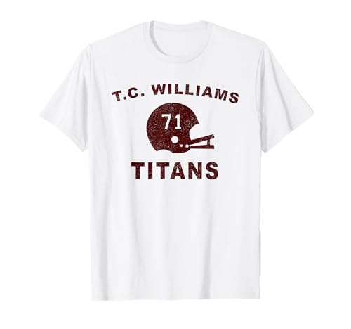 T.C. Williams Titans Football Helmet T Shirt T-Shirt
