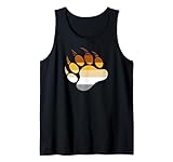 Gay Bear Flag Bear Paw Tank Top