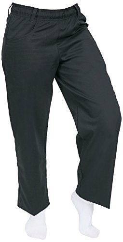 Mercer Culinary M60060BKL Millennia Women's Chef Pants, Large, Black