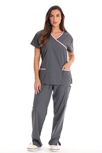 Just Love Tie Back Scrubs Set for Women 17777W-GP-XS