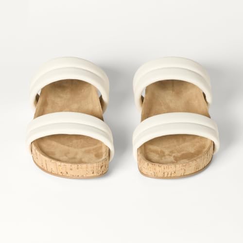 Image of Amazon Essentials Women's Two Strap Slide Cork Sandals