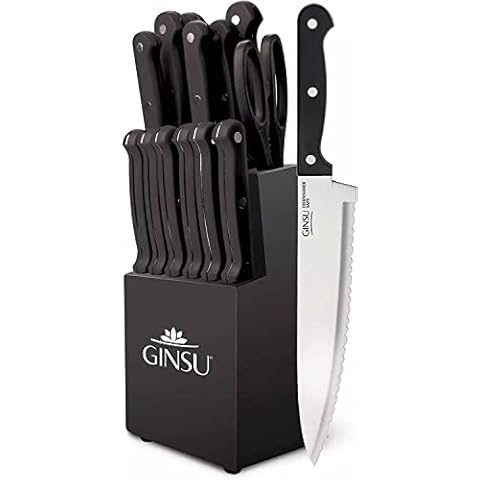 Ginsu Gourmet KISO Serie, Messerblock mit Messerset Cover