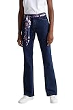 esprit bootcut schwarz Bootcut Jeans mit organischer Baumwolle und Bandana-Gürtel