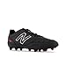 New Balance Men's 442 V2 Team FG Soccer Shoe, Black/White, 8 Wide US