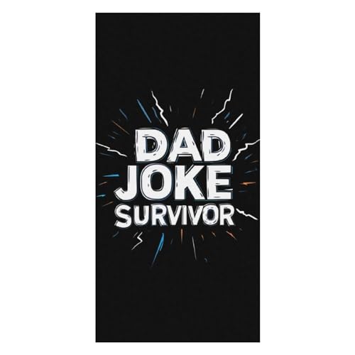 Dad Joke Survivor Beach Bath Towel Large Size ...