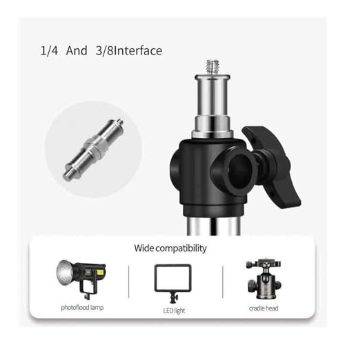 Support de projecteur 4M avec double filetage 1/4 et 3/8 robuste - 5