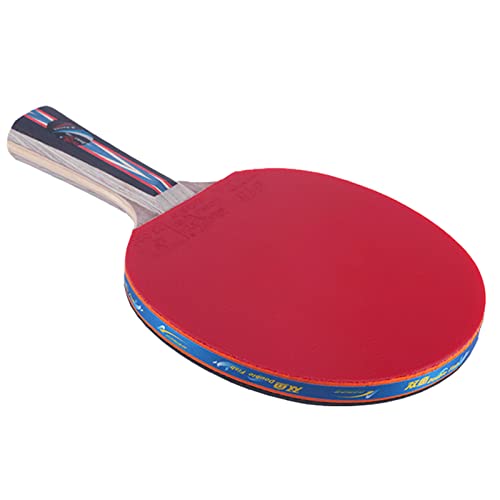 Double Fish Ping Pong Paddle | 5-Ply Blade | Performance Table Tennis Racket & Rubber | Training Wooden Ping Pong Paddles For Beginners With Carry Storage Case - Thickness Of Blade 7Mm #TOP2