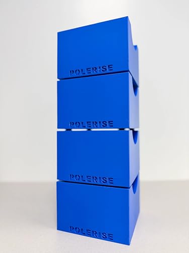 Stackable Cavaletti Blocks Heavy Duty Pole Risers (4 or 8 Pack) (4 Blue)