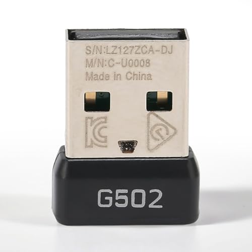VBESTLIFE G502 USB Mouse Receiver, USB Dongle Mouse Receiver Adapter Replacement Fit for Logitech G502 Lightspeed Mouse