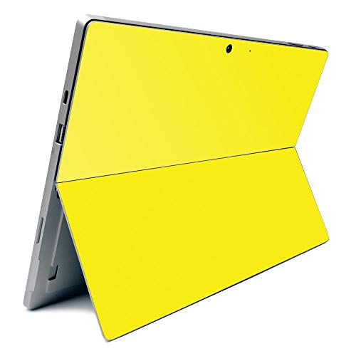Image of MightySkins Carbon Fiber Skin for Microsoft Surface Pro 7 - Solid Yellow | Textured Carbon Fiber Finish | Easy to Apply, Remove, and Change Styles | Made in The USA (CF-MISURPR7-Solid Yellow)