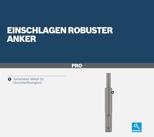 Bosch Outil Pose Chevilles à Frapper SDS plus M8 6 mm 80 mm - vue 6