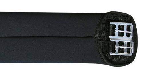 HKM 6281 Softoprensattelgurt, Sattelgurt Softopren Rollenschnallen, Schwarz, 95