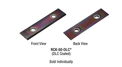 Amana Tool - RCK-50-DLC Solid Carbide 4 Cutting Edges Diamond-Like Carbon (DLC) Coated Ins