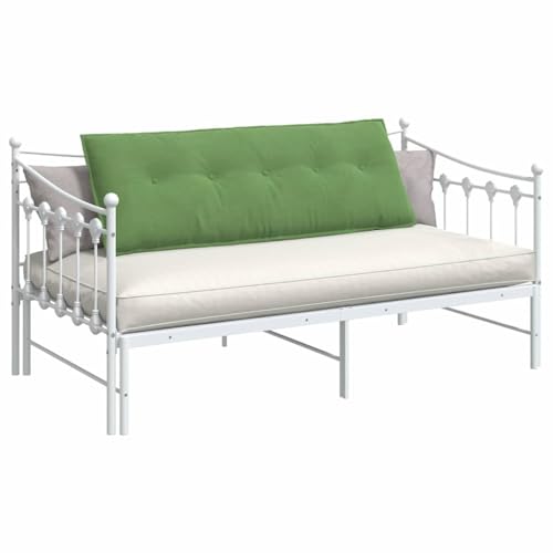 Coussin de dossier rectangulaire velours haut de gamme vert clair