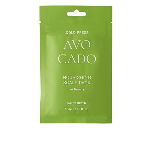 Rated Green Cold Press Avocado Nourishing Scalp Pack W/Banana 50 ml