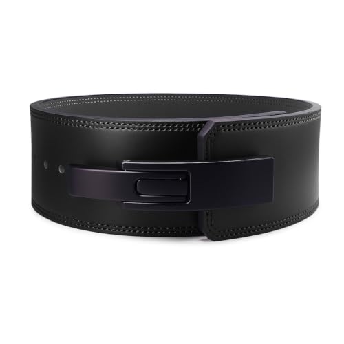 Cinturón levantamiento pesas con hebilla palanca ergonómico para protección lumbar pesada