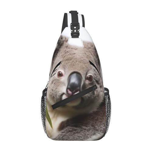 Mochila deportiva tipo cross chest negra