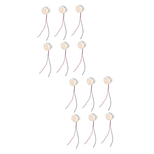 SOLUSTRE Sets Plastic Electronic Buzzer Piezoelectric Wired Connectors Low Voltage Low Power Consumption Buzzer Alarm Pcs