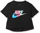 camisetas nike mujer zalando Fabric: 100% CO Nike Sportswear Short T-Shirt Girls Camiseta de Manga Corta, Niñas, Negro (Black), L (146-156 CM)