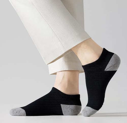 Image of 12-30 Pairs Low Cut Ankle Socks for Men Thin Breathable Casual No Show Athletic Socks Bulk