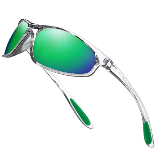Image of FAGUMA Polarized Sports Sunglasses For Men UV400 Protection | Cycling Driving Fishing