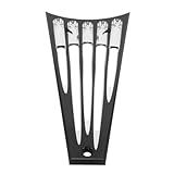 Abaodam Motorrad Kühlergrill Schutzabdeckung 11,42 Metallrahmen Schwarz Wassertankschutz für Große Touring Modelle