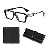 Protection maximale avec lunettes à filtre bleu: Nos lunettes de haute qualité offrent une protection UV400 à 100% et bloquent efficacement la lumière bleue nocive. Elles préviennent la fatigue oculaire et les dommages à long terme. Idéal pour les utilisateurs qui souhaitent offrir une protection optimale à leurs yeux. Prévenez la fatigue oculaire et améliorez votre sommeil