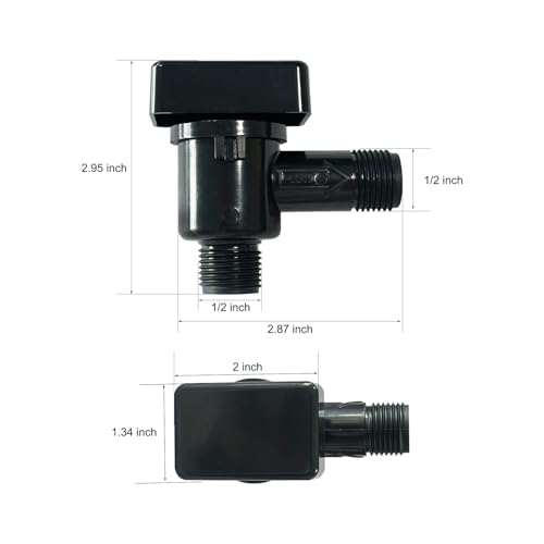 Image of ACA RV Vacuum Breaker Check Valve for Black Water Tank Flush | Replaces 571-VAC-CHK-A, Prevents Backflow, Compatible with RV Camper